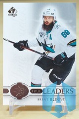 2020-21 SP Authentic SP True Leaders #TL-BB Brent Burns - San Jose Sharks